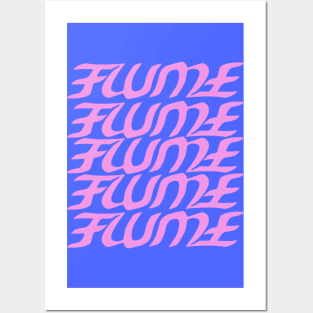 Hi This Is Flume Logo Multi-Coloured 1 Posters and Art